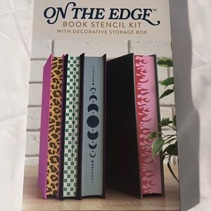 Book Stencil Kit with Decorative Storage Box - Multicolor